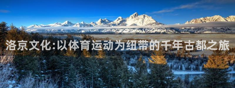 米兰体育官网下载平台注册流程图：洛京文化:以体育运动