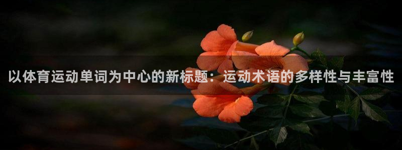 米兰体育官网下载平台注册流程视频：以体育运动单词为中